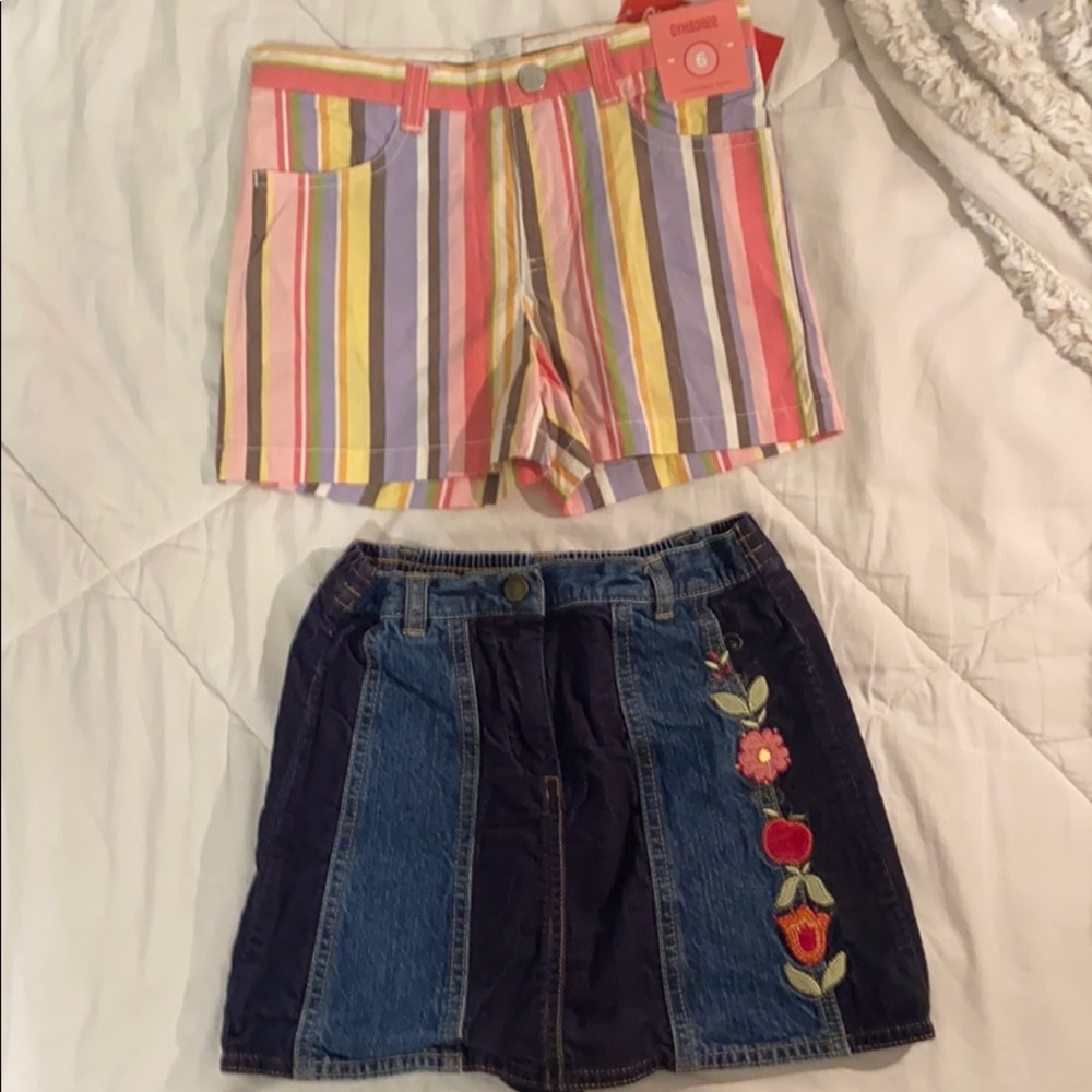 Gymboree shorts and skorts